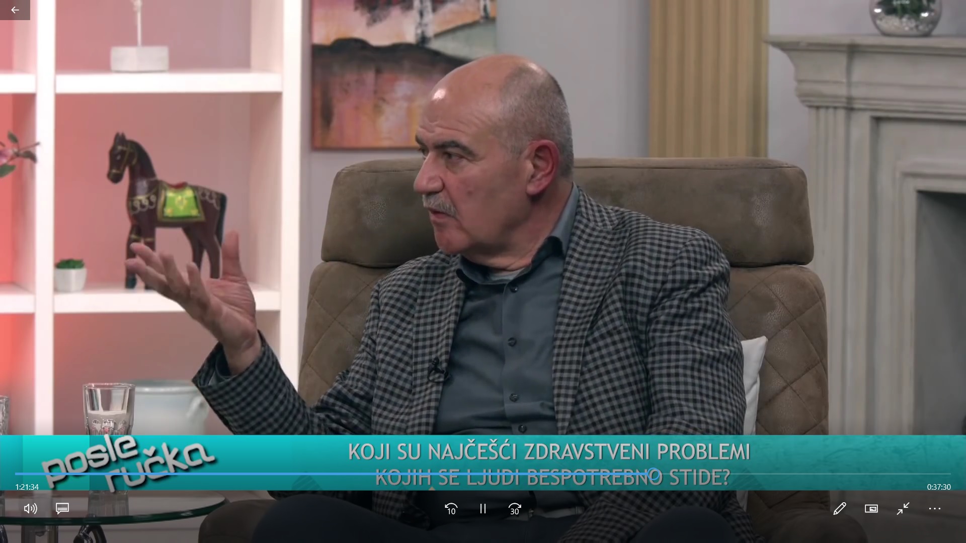 Gostovanje prim. dr sc med. Miroljuba Draškovića u emisiji 'Posle ručka'